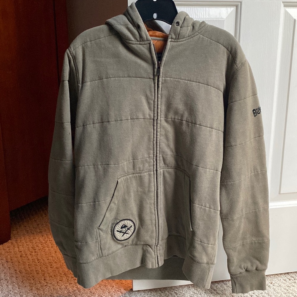 Quicksilver zip up hoodie